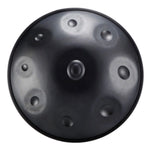 Handpan, gamme c# pygmy, c diez, frequence 432hz, frequence 440hz, hang drum, hang, noir